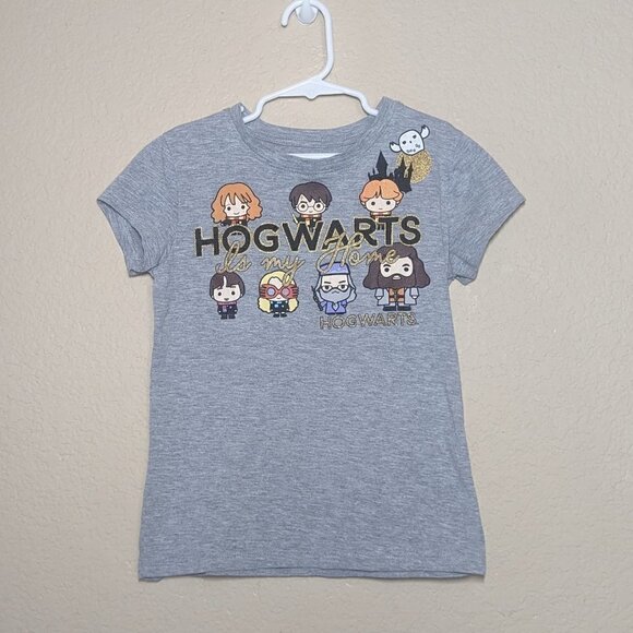 Harry Potter Other - Harry Potter Girls Hogwarts is My Home Shirt Size M(7/8)